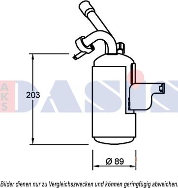 AKS Dasis 800646N - Осушитель, кондиционер unicars.by