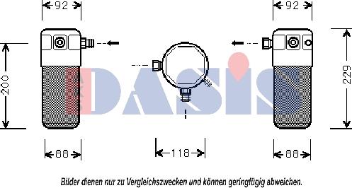 AKS Dasis 800359N - Осушитель, кондиционер unicars.by