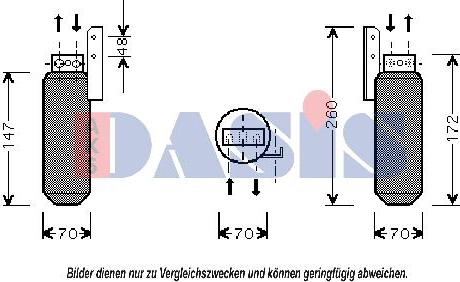 AKS Dasis 800313N - Осушитель, кондиционер unicars.by