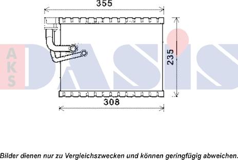 AKS Dasis 820334N - Испаритель, кондиционер unicars.by