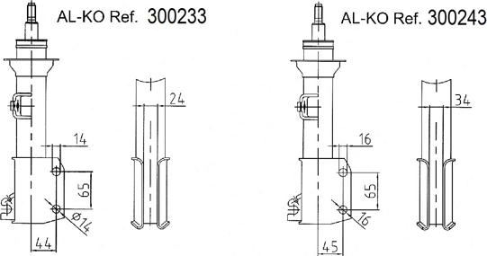 AL-KO 300233 - Амортизатор unicars.by