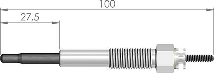 A-N PARTS 095 180 - Свеча накаливания unicars.by