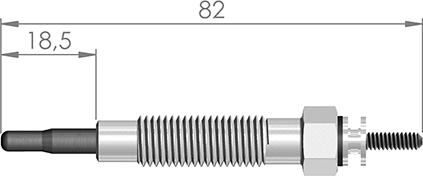 A-N PARTS 053 511 - Свеча накаливания unicars.by