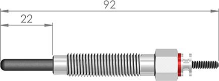 A-N PARTS 057 183 - Свеча накаливания unicars.by