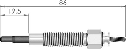 A-N PARTS 084 171 - Свеча накаливания unicars.by