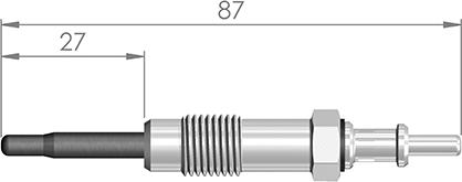 A-N PARTS 086 250 - Свеча накаливания unicars.by