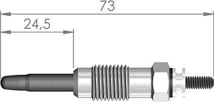 A-N PARTS 074 106 - Свеча накаливания unicars.by