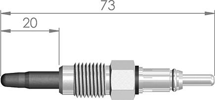 A-N PARTS 076 199 - Свеча накаливания unicars.by