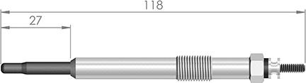 A-N PARTS 118 492 - Свеча накаливания unicars.by