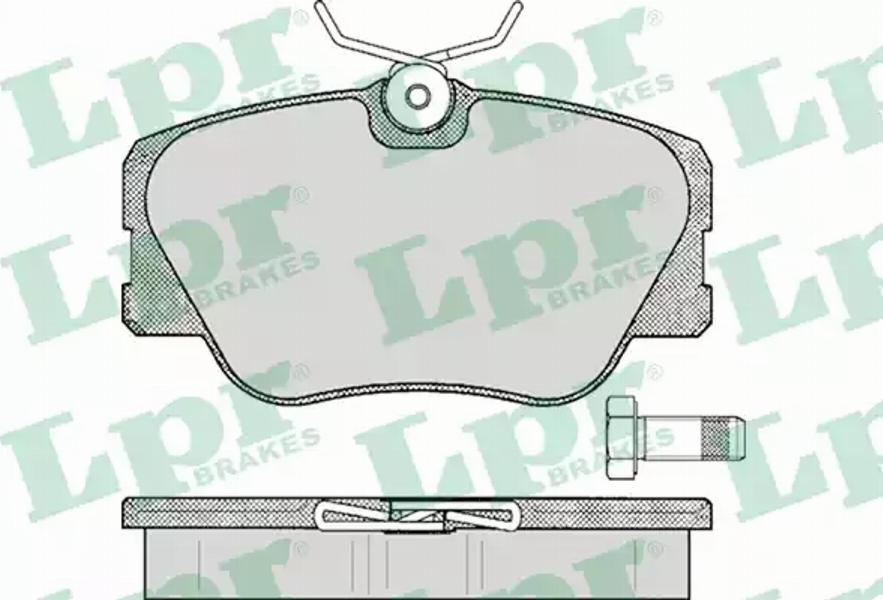 AP 05P280 - Тормозные колодки, дисковые, комплект unicars.by