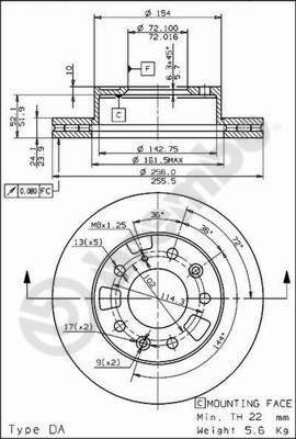 Maxtech 853014.0060 - Тормозной диск unicars.by