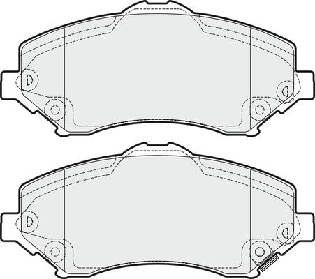 Pemebla JAPPA-910AF - Тормозные колодки, дисковые, комплект unicars.by