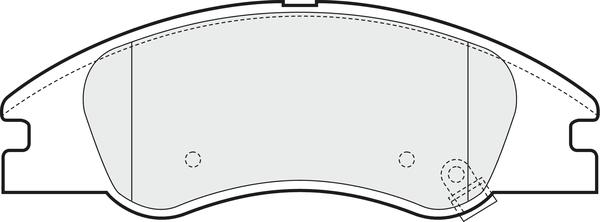 Triscan 40T1519 - Тормозные колодки, дисковые, комплект unicars.by