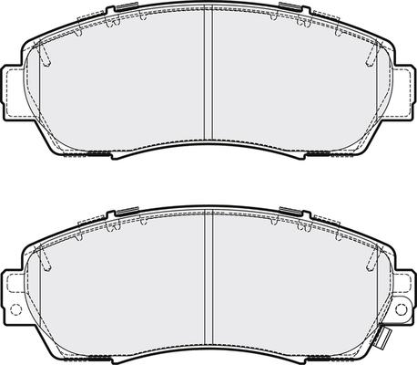 HELLA 8DB 355 035-171 - Тормозные колодки, дисковые, комплект unicars.by