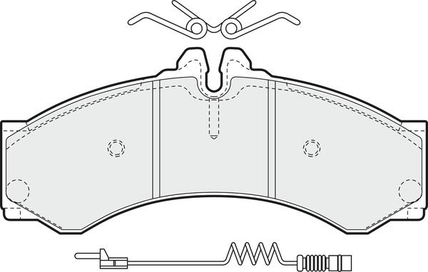 BOSCH 424832 - Тормозные колодки, дисковые, комплект unicars.by