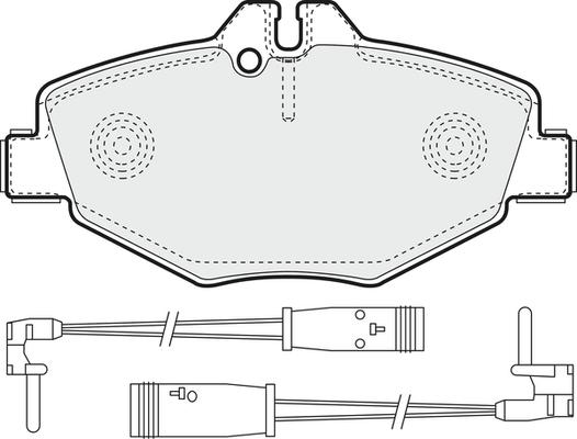 BOSCH 0 986 AB1 397 - Тормозные колодки, дисковые, комплект unicars.by