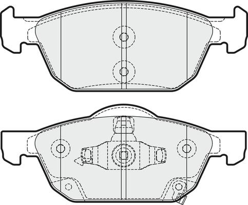 Valeo 302468 - Тормозные колодки, дисковые, комплект unicars.by