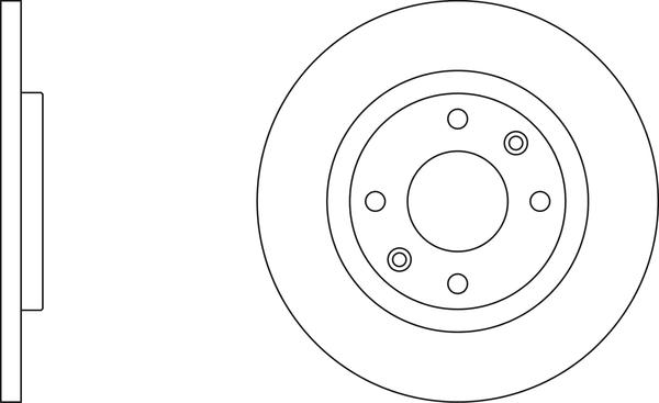 Brembo MDC1011 - Тормозной диск unicars.by