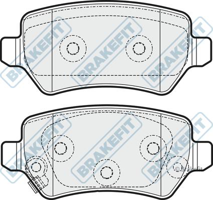 Valeo 671584 - Тормозные колодки, дисковые, комплект unicars.by