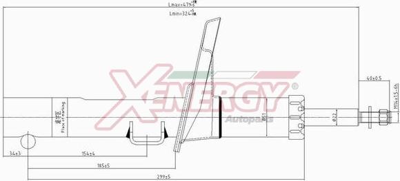 AP XENERGY X947334 - Амортизатор unicars.by