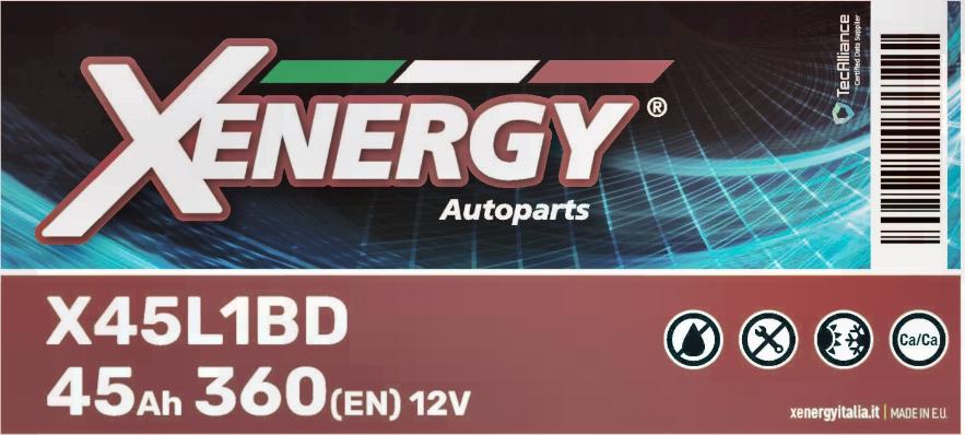 AP XENERGY X45L1BD - Стартерная аккумуляторная батарея, АКБ unicars.by