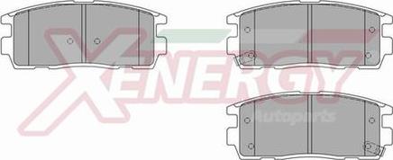 AP XENERGY X40996 - Тормозные колодки, дисковые, комплект unicars.by