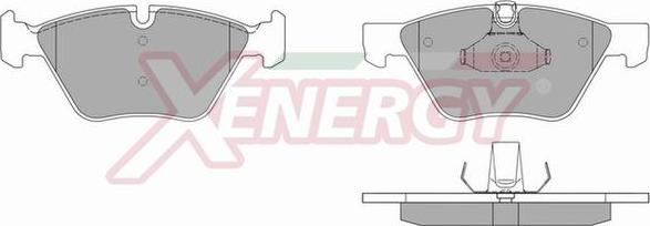 AP XENERGY X40949 - Тормозные колодки, дисковые, комплект unicars.by