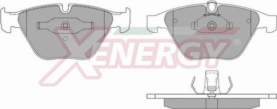 AP XENERGY X40918 - Тормозные колодки, дисковые, комплект unicars.by