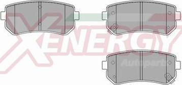 AP XENERGY X40985 - Тормозные колодки, дисковые, комплект unicars.by