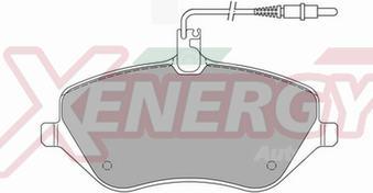 AP XENERGY X40934 - Тормозные колодки, дисковые, комплект unicars.by