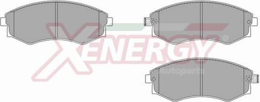 AP XENERGY X40476 - Тормозные колодки, дисковые, комплект unicars.by