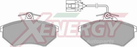 AP XENERGY X40556 - Тормозные колодки, дисковые, комплект unicars.by