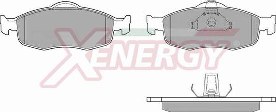 AP XENERGY X40515 - Тормозные колодки, дисковые, комплект unicars.by