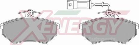 AP XENERGY X40154 - Тормозные колодки, дисковые, комплект unicars.by