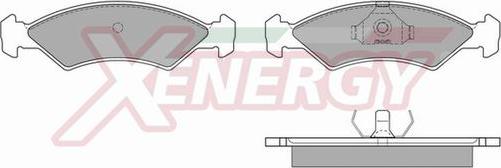 AP XENERGY X40165 - Тормозные колодки, дисковые, комплект unicars.by