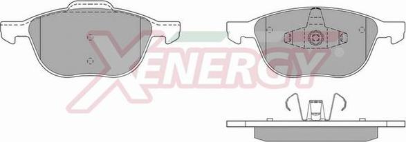 AP XENERGY X40897 - Тормозные колодки, дисковые, комплект unicars.by