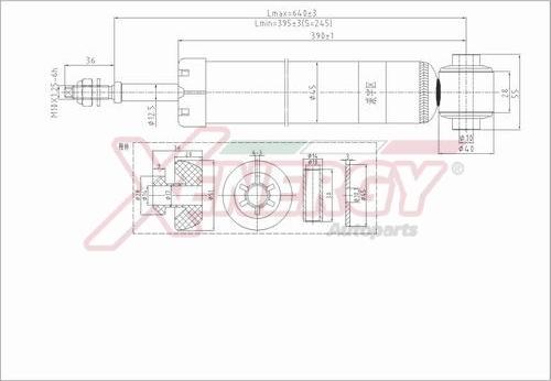 AP XENERGY X408344 - Амортизатор unicars.by