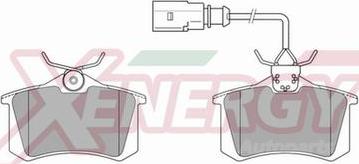 AP XENERGY X40275 - Тормозные колодки, дисковые, комплект unicars.by