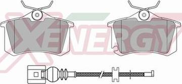 AP XENERGY X40277 - Тормозные колодки, дисковые, комплект unicars.by