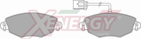 AP XENERGY X40766 - Тормозные колодки, дисковые, комплект unicars.by