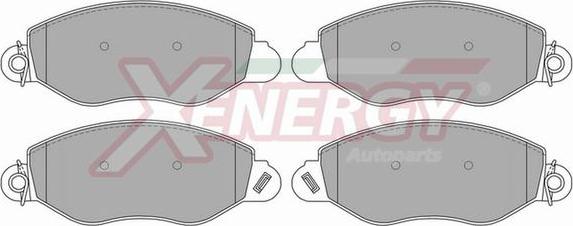 AP XENERGY X40772 - Тормозные колодки, дисковые, комплект unicars.by