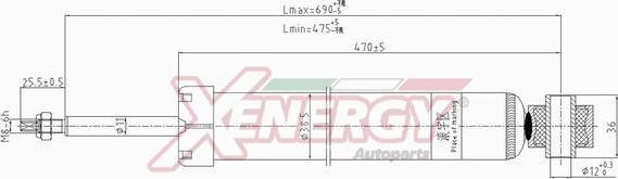 AP XENERGY X419343 - Амортизатор unicars.by