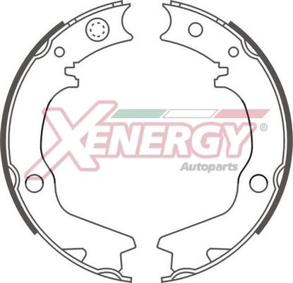 AP XENERGY X50478 - Комплект тормозных колодок, барабанные unicars.by