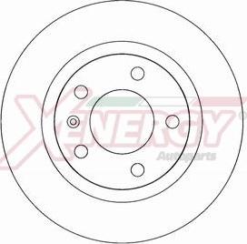 AP XENERGY X601467 - Тормозной диск unicars.by