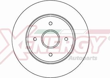 AP XENERGY X601431 - Тормозной диск unicars.by