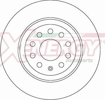 AP XENERGY X601475 - Тормозной диск unicars.by