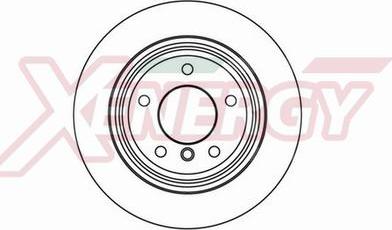 AP XENERGY X601029 - Тормозной диск unicars.by