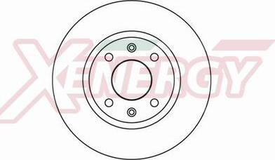 AP XENERGY X601026 - Тормозной диск unicars.by