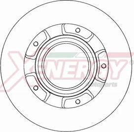 AP XENERGY X601360 - Тормозной диск unicars.by