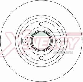 AP XENERGY X601389 - Тормозной диск unicars.by